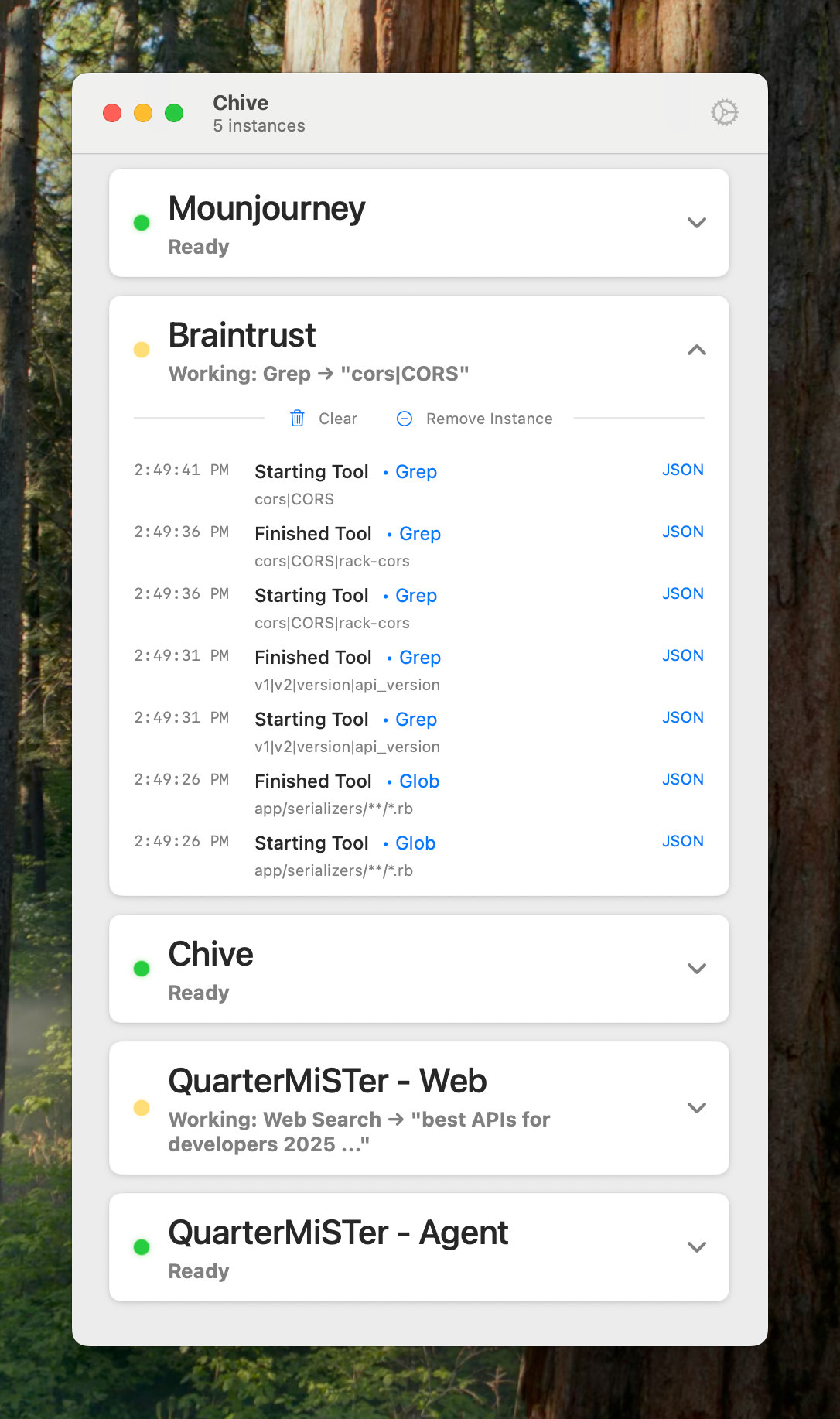 Chive app screenshot